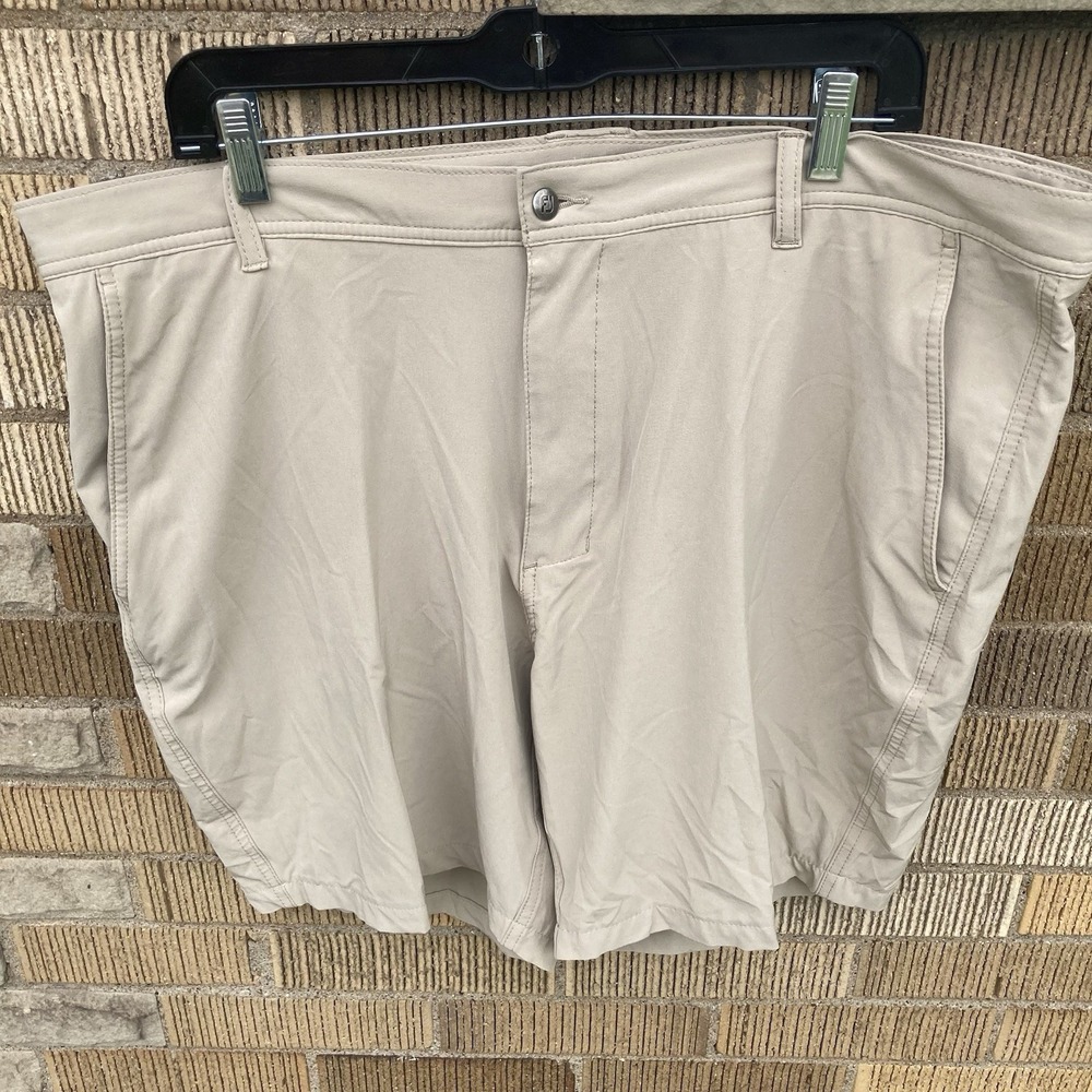 FootJoy Golf Shorts Men's Sz 40 Performance Stretch Khaki Athletic 7.5 Inseam